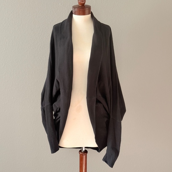 Norma Kamali Black Cardigan Sweater - Picture 4 of 4